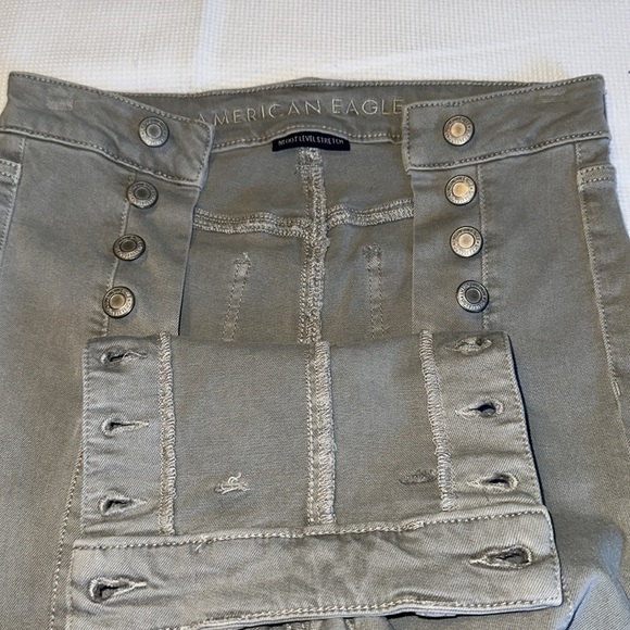American Eagle Outfitters Next Level Stretch Super Hi Rise Jegging Crop Size 2 - Picture 14 of 14